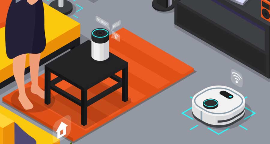 smart home robotic smart vacuums